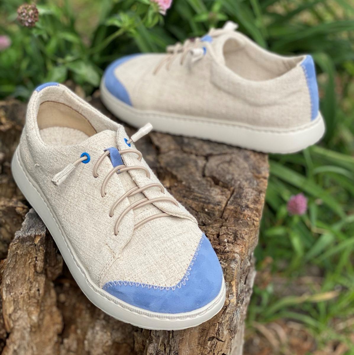 Конопляні кросівки HEMP EASY BLUE