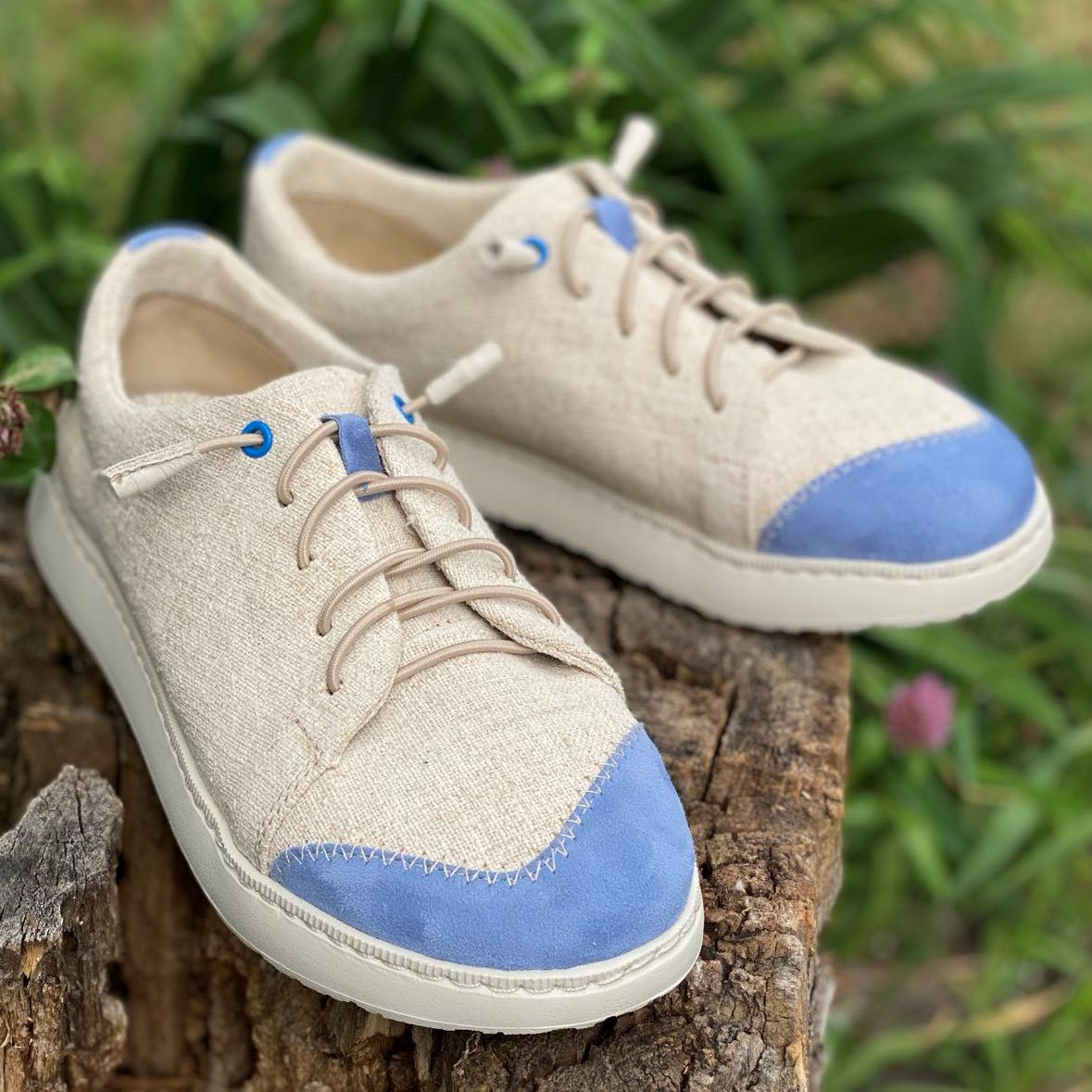 Конопляні кросівки HEMP EASY BLUE